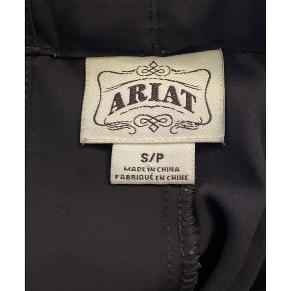 Ariat Black High Low Tunic Top Tank Shirt Chiffon Sleeveless Womens Size S/P - Picture 5 of 7